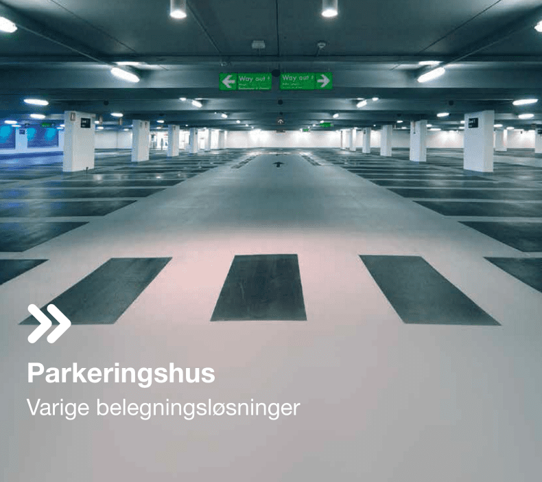 Brosjyre for Epoxygrossistens produkter til parkeringshus